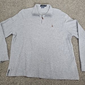 Polo by Ralph Lauren Light Gray Long Sleeve Shirt
